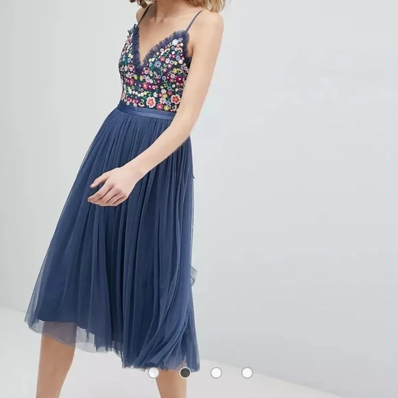 Cami strap midi dress hotsell